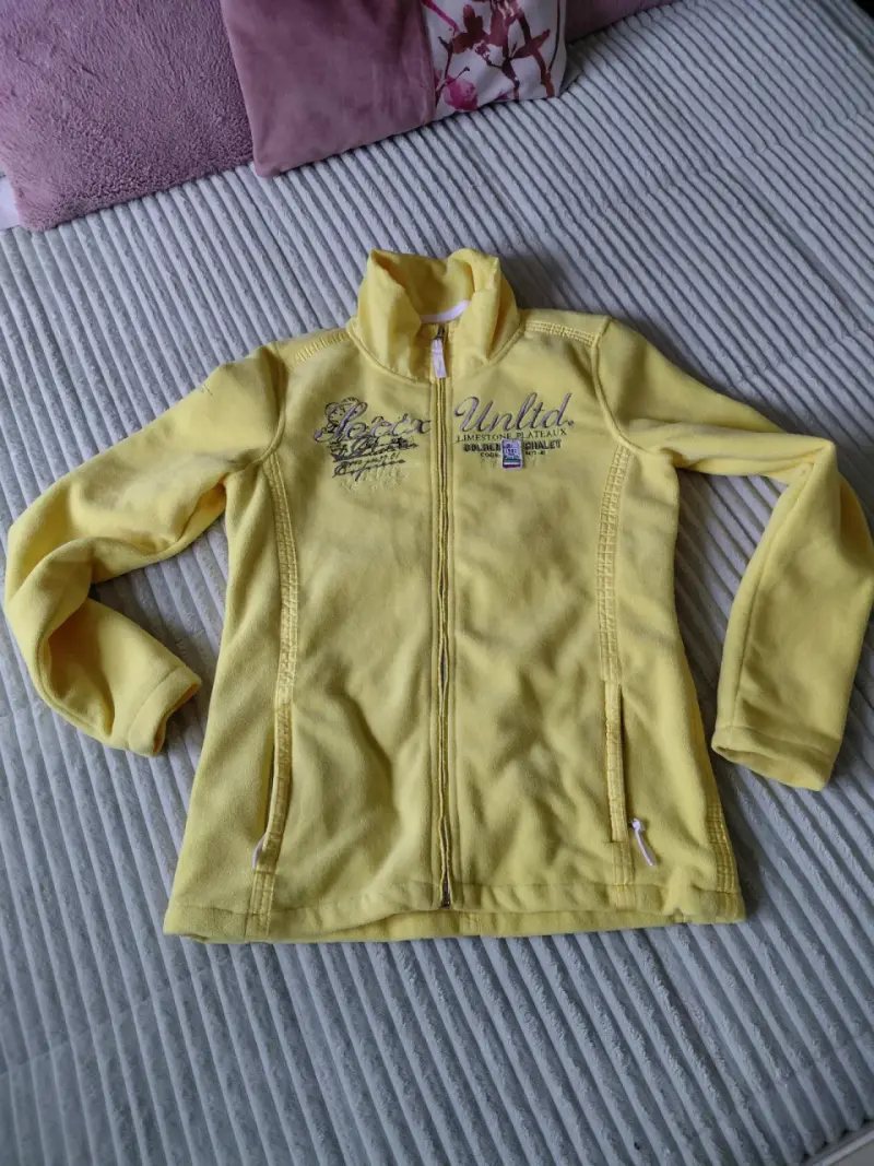 Chaqueta amarilla de polar para mujer Soccx - 1