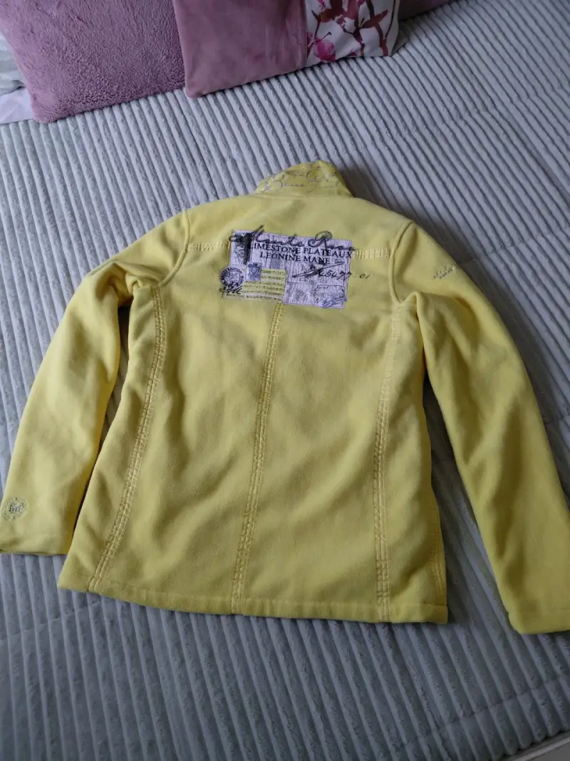 Chaqueta amarilla de polar para mujer Soccx - 2
