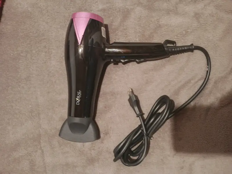 Secador de Pelo Doral Bergen Negro y Rosa - 2