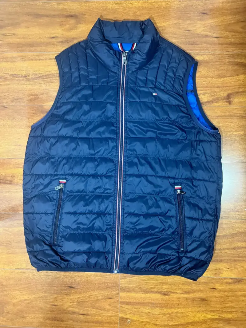 Chaleco acolchado azul Tommy Hilfiger para hombre - 1