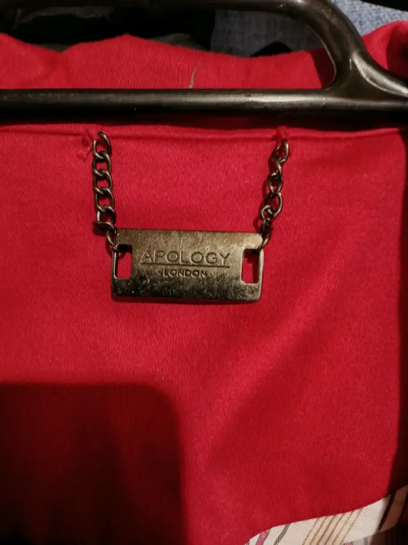 Blazer rojo elegante para mujer Apology London - 3