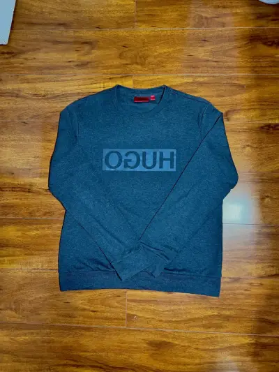 Polerón Hugo Boss azul marino para hombre - miniatura 1