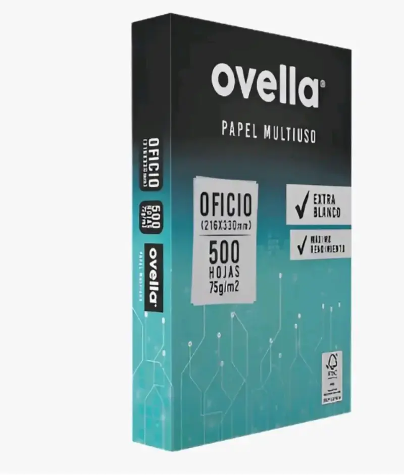 Papel Multiuso Ovella Oficio 500 Hojas