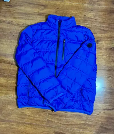 Chaqueta acolchada azul Michael Kors para hombre - miniatura 1