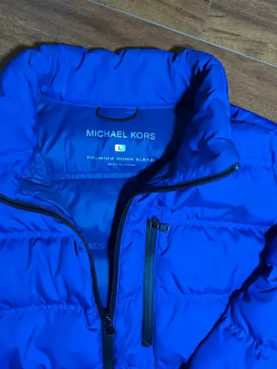 Chaqueta acolchada azul Michael Kors para hombre - miniatura 2