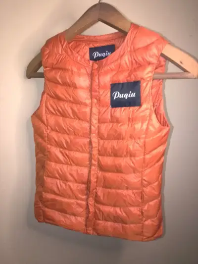 Chaleco sin mangas naranja Puqiu para mujer - miniatura 1