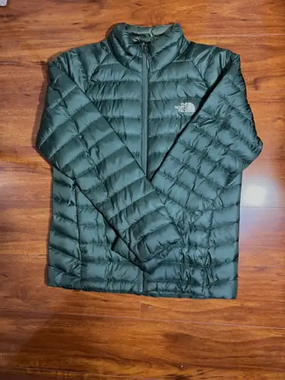 Chaqueta acolchada verde The North Face para hombre - miniatura 1