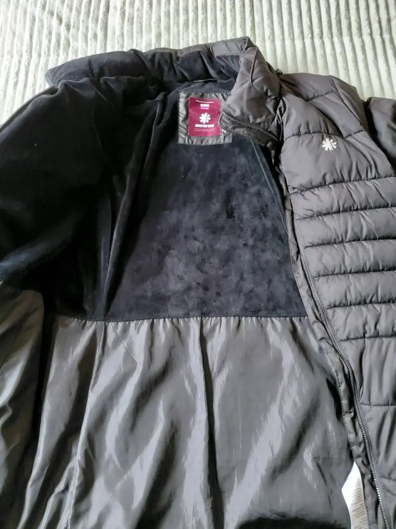 Parka larga negra Mountain Gear para mujer - 4