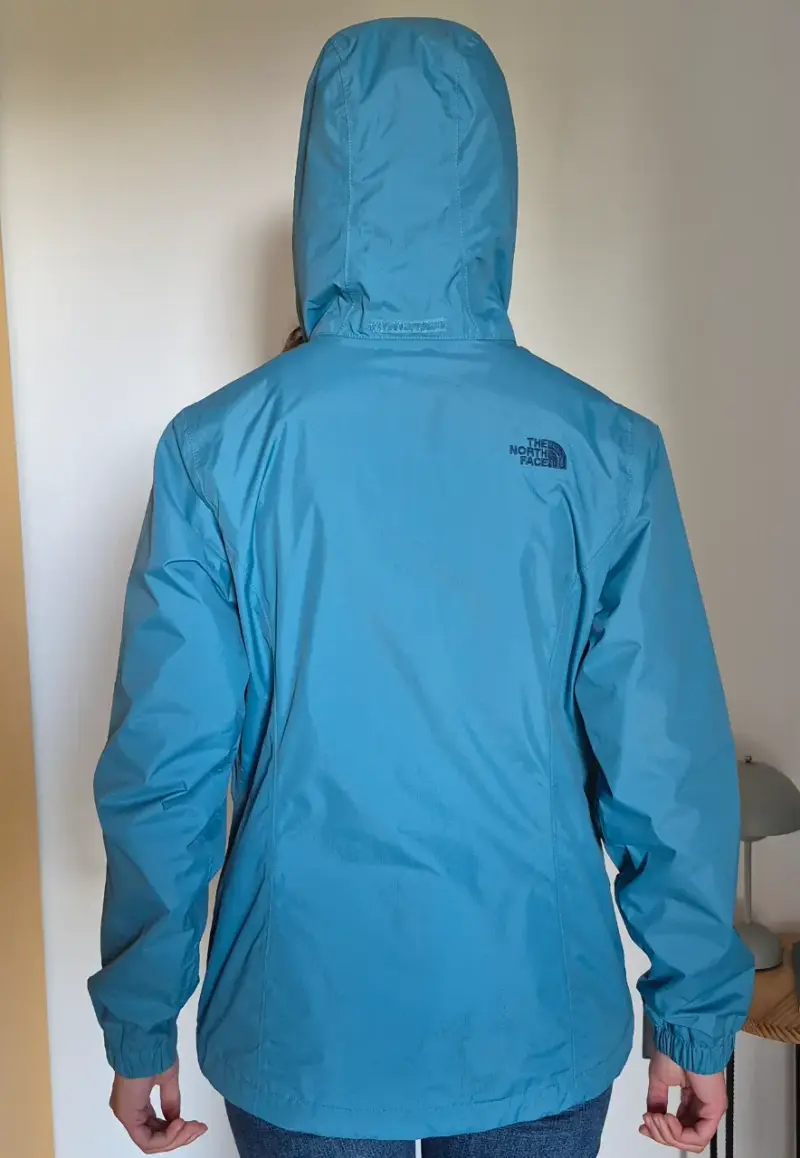 Chaqueta impermeable azul The North Face para mujer - 2