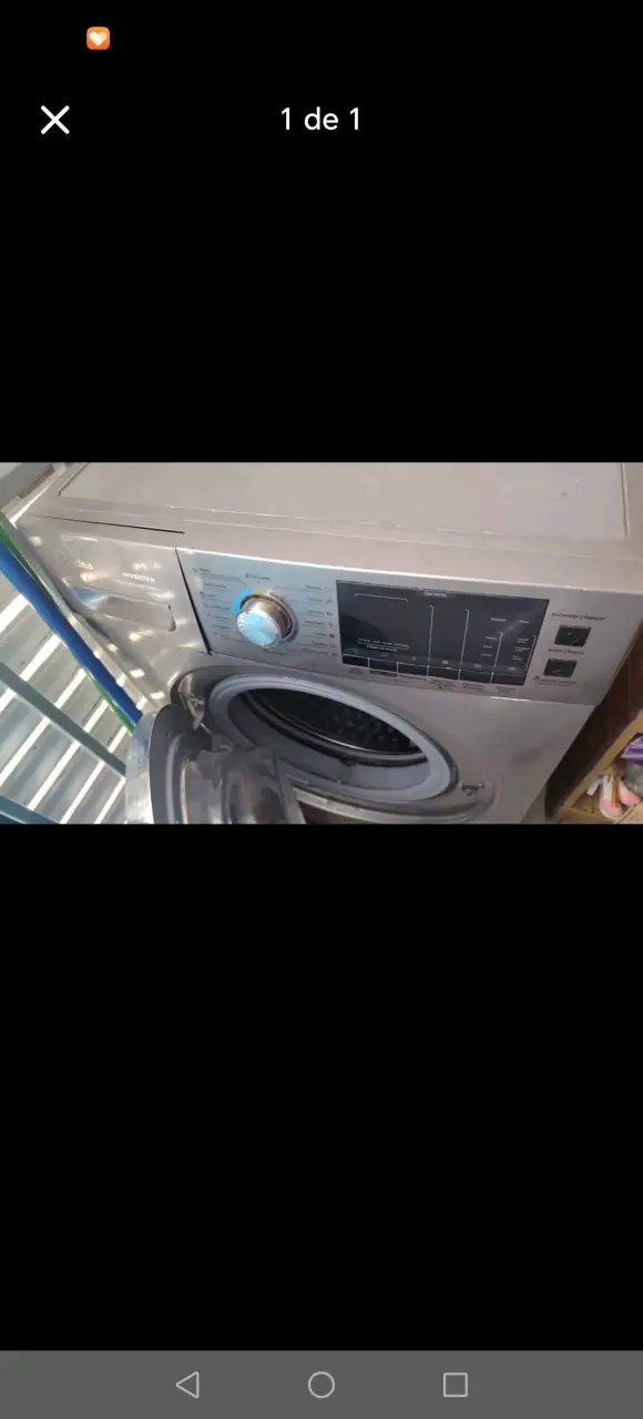 Lavadora Midea Inverter de Carga Frontal
