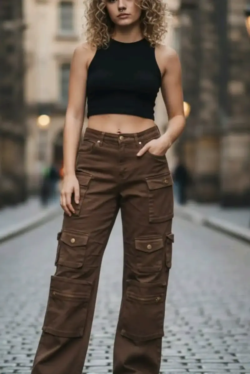 Pantalon cargo - 1