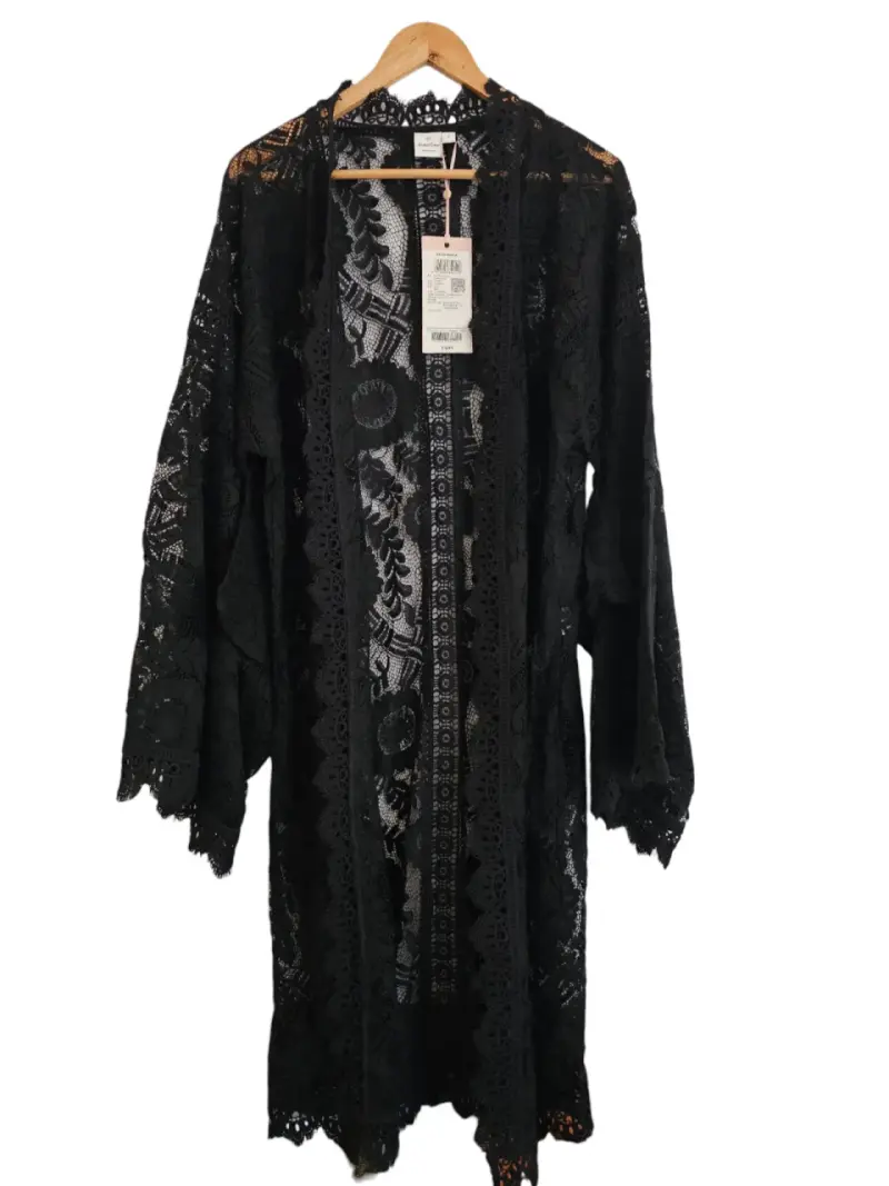 Conjunto enterito mas kimono negro VERO MODA - 3