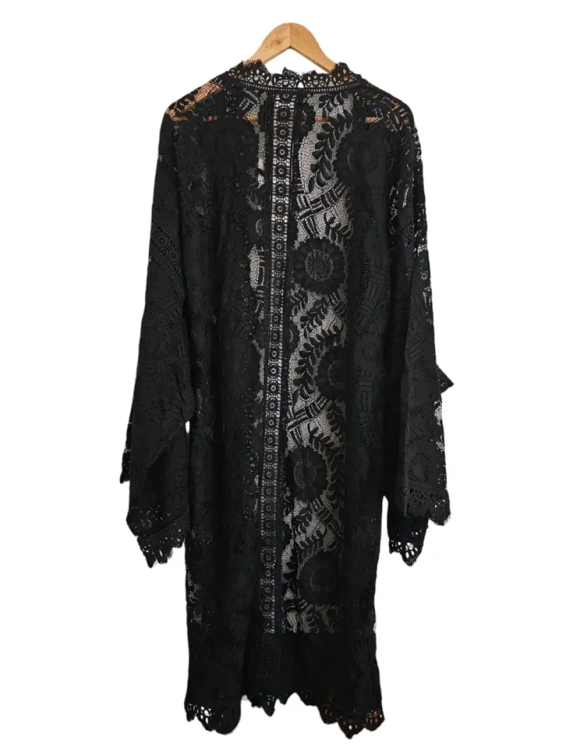Conjunto enterito mas kimono negro VERO MODA - 4