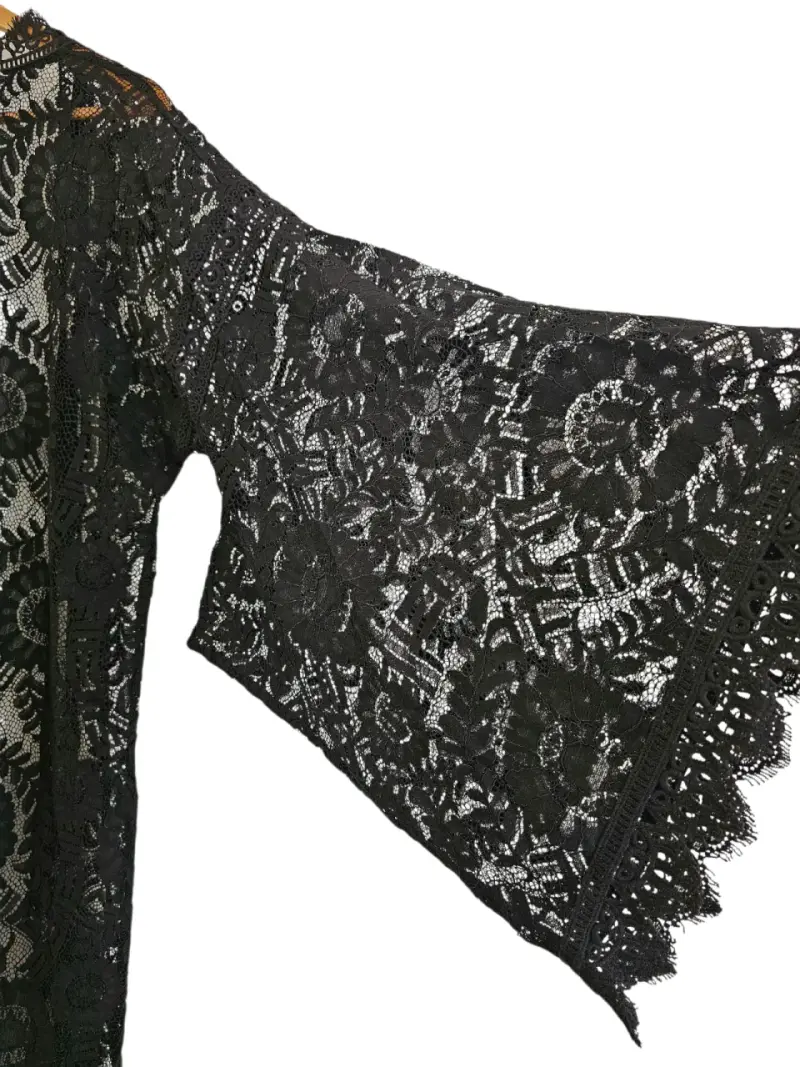 Conjunto enterito mas kimono negro VERO MODA - 5