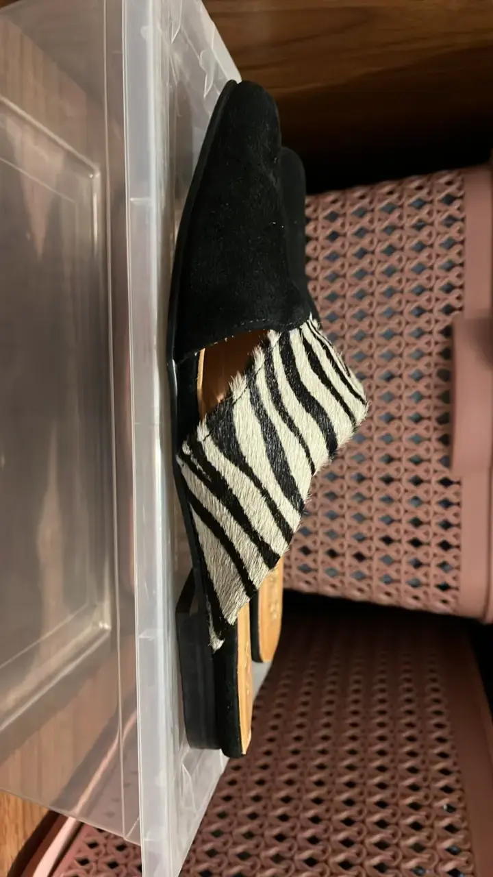 Zapatos mule con diseño de cebra - 2