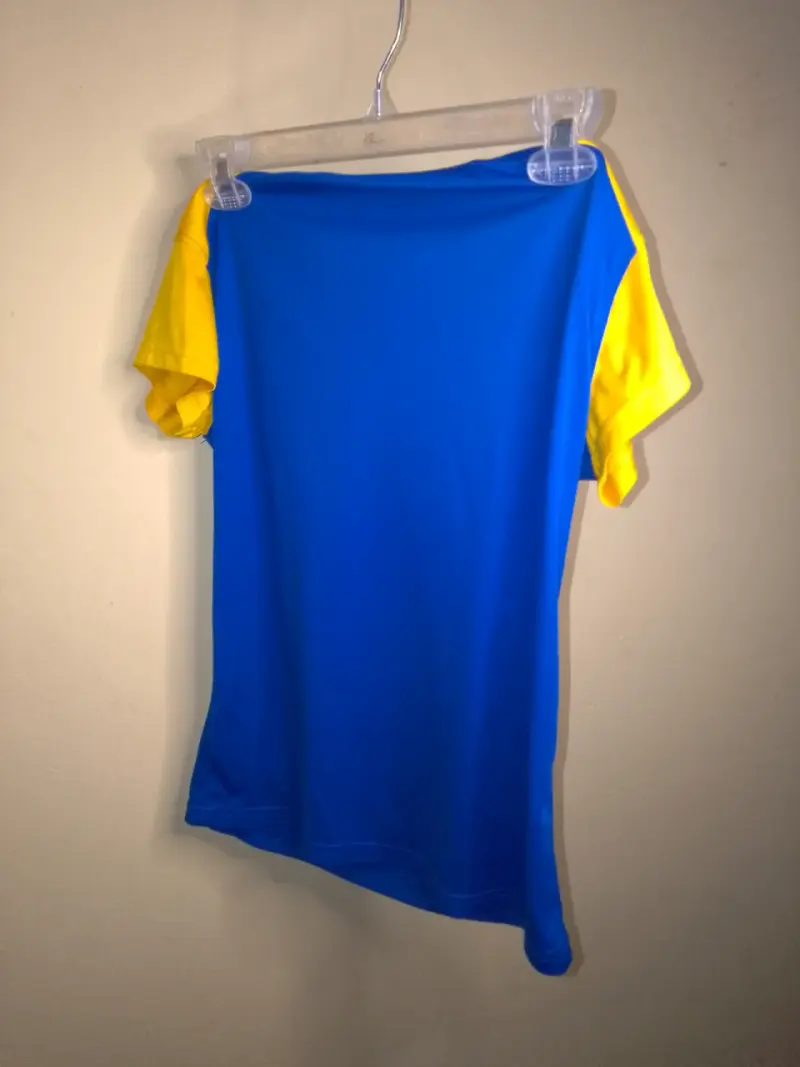Camiseta deportiva azul y amarilla Mitre - 2