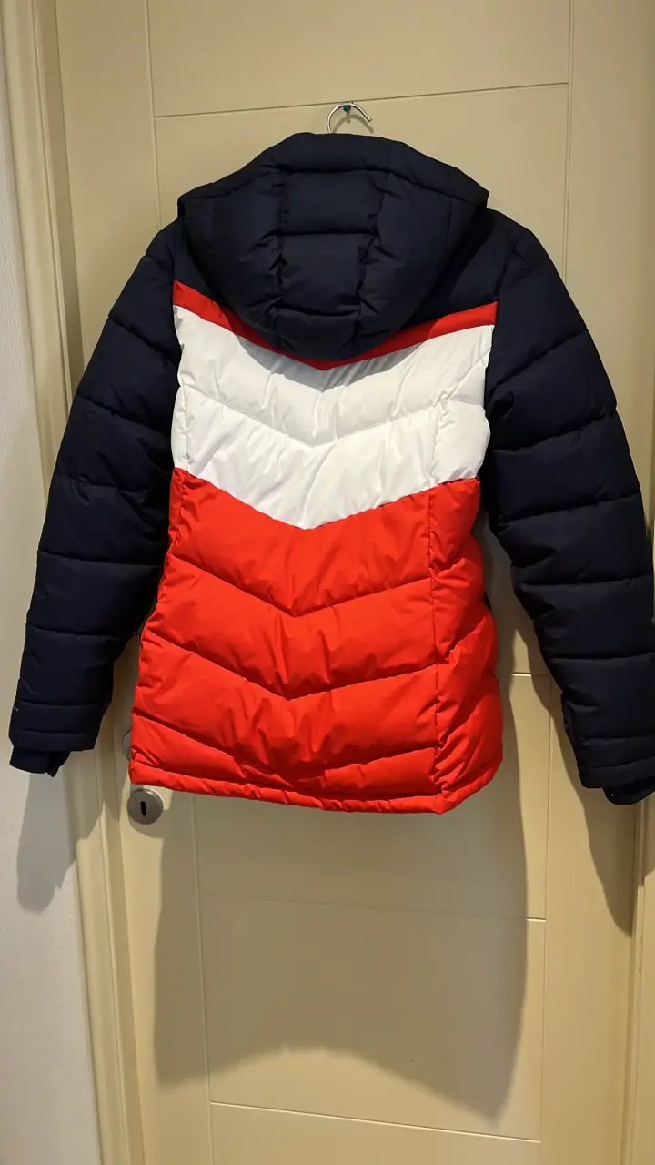 Chaqueta Columbia acolchada tricolor para invierno - 2