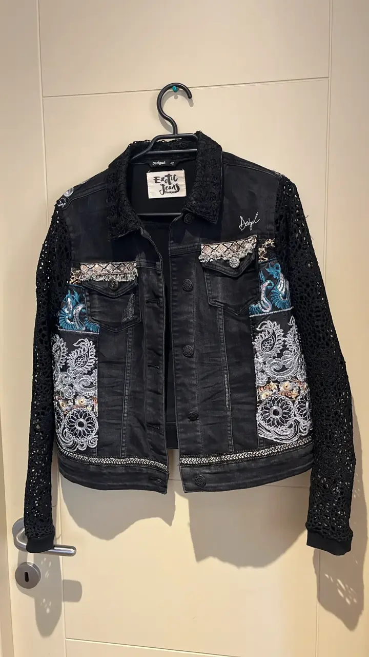 Chaqueta de mezclilla bordada Desigual - 1