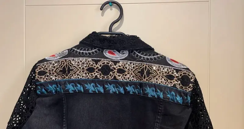 Chaqueta de mezclilla bordada Desigual - 2