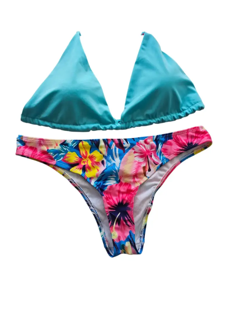 Straples Lote bikinis estampados tropicales - 3