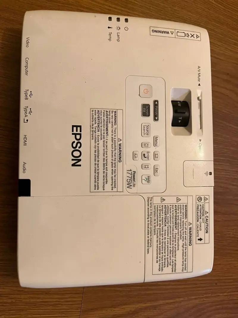 Proyector Epson Powerlite 1775W - 2