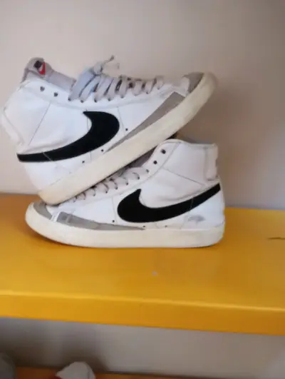 Zapatillas Nike Blazer Mid Vintage Blancas - miniatura 2