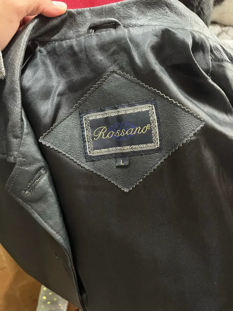 Chaqueta de cuero negra Rossano para mujer - 4