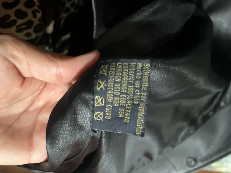 Chaqueta de cuero negra Rossano para mujer - 5