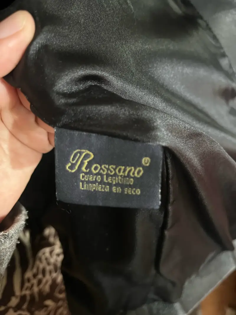 Chaqueta de cuero negra Rossano para mujer - 6