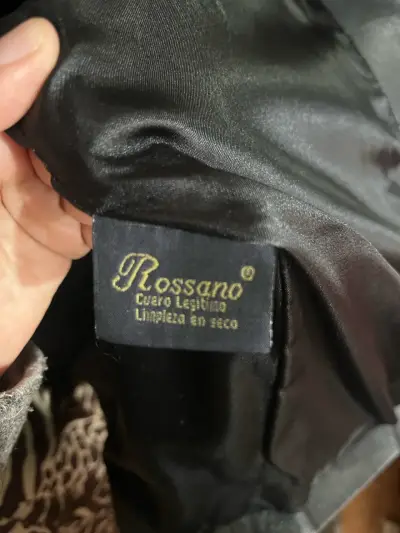 Chaqueta de cuero negra Rossano para mujer - miniatura 6