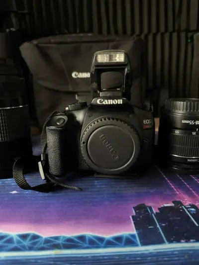 Cámara Canon EOS Rebel T6 con lentes y accesorios - miniatura 2