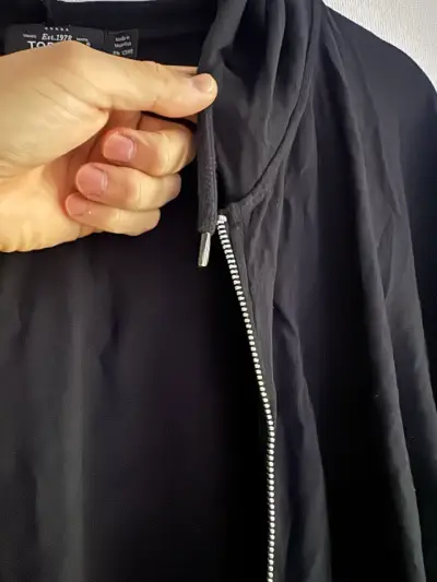 Chaqueta Negra con Capucha Topman XL - miniatura 4