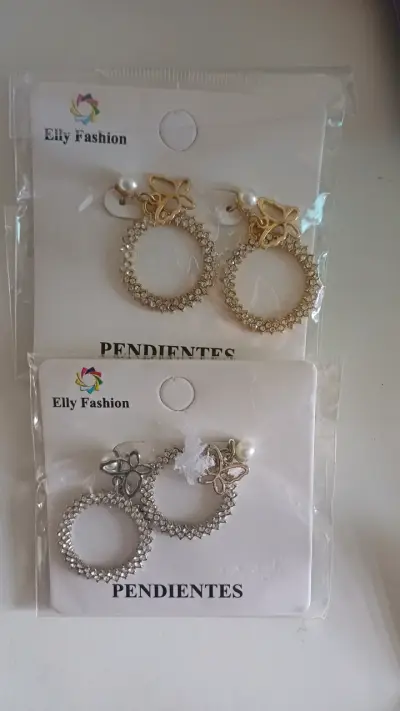 Aros redondos y largos - miniatura 1