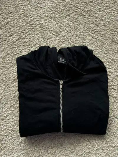 Chaqueta Negra con Capucha Topman XL - miniatura 5