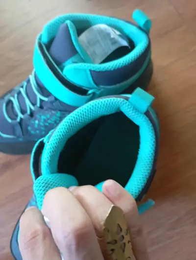 Zapatillas de senderismo niña(o) Quechua impermeab - miniatura 2