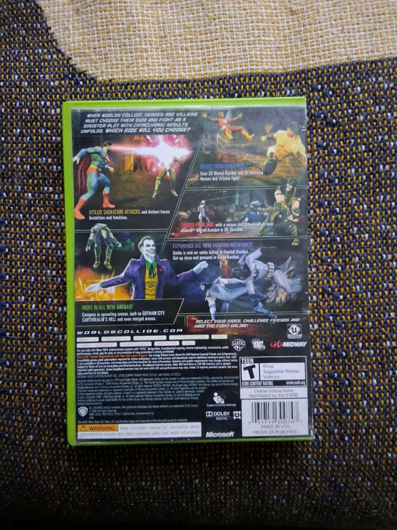 Juego Xbox 360 Mortal Kombat vs DC Universe - 2