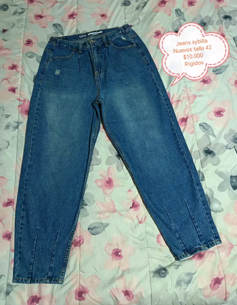 Jeans Sybilla nuevos talla 42 rígidos