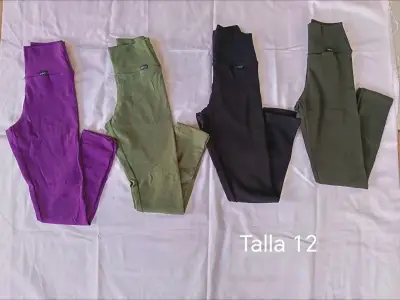 Leggings de colores para niña talla 6, 12 y 14 - miniatura 1