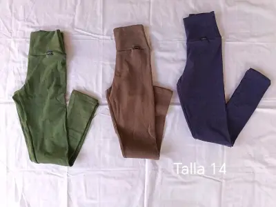 Leggings de colores para niña talla 6, 12 y 14 - miniatura 2