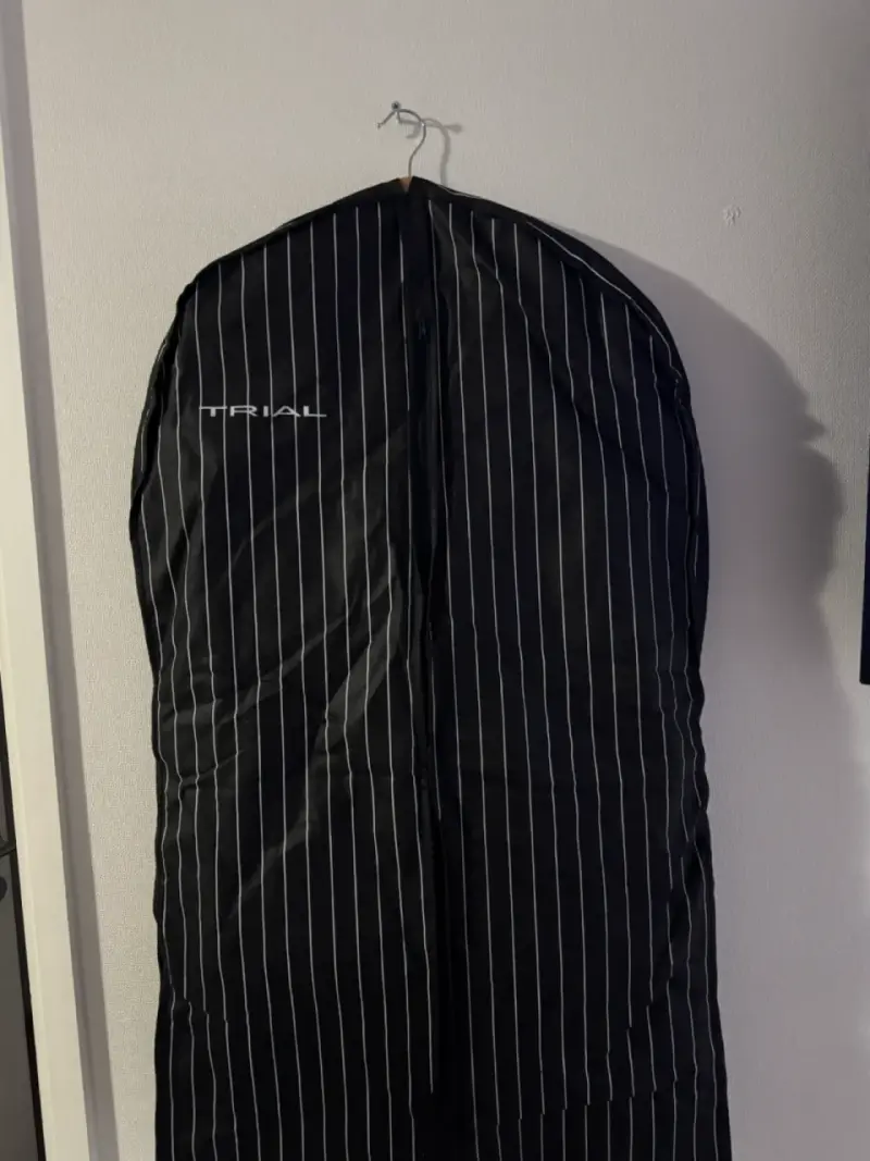 Terno/Traje Negro Trial Talla L - 5