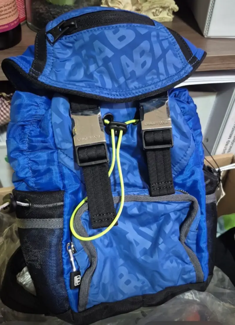 Mochila azul Bimba y Lola con hebillas metálicas - 1
