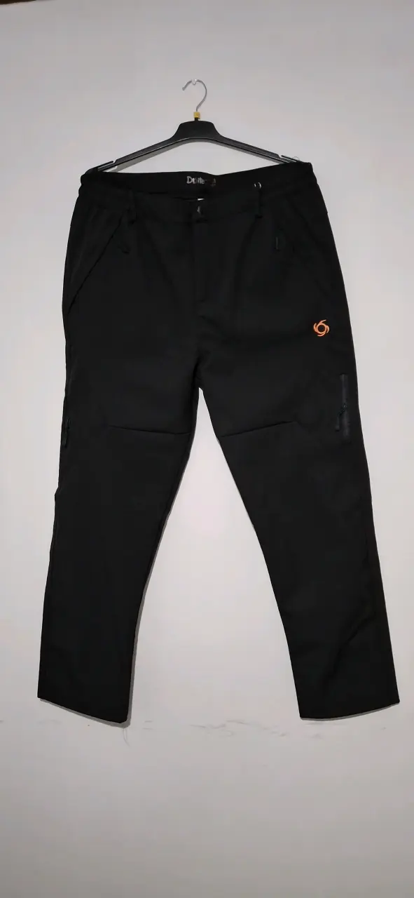 Pantalones outdoor negros y verde para hombre - 2