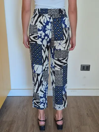 Pantalones estampados florales para mujer Zara - miniatura 2