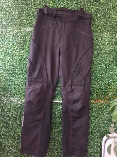 Pantalones de moto Dry Tech Rocket negros - miniatura 1