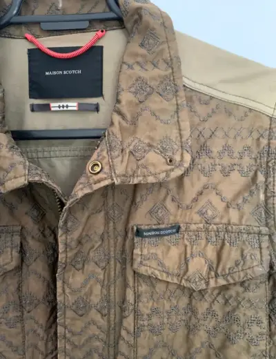 Chaqueta Maison Scotch con diseño étnico - miniatura 2