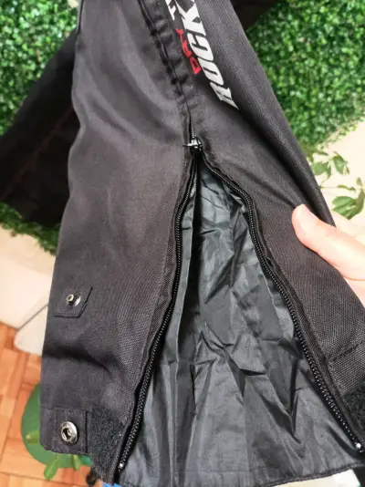 Pantalones de moto Dry Tech Rocket negros - miniatura 4