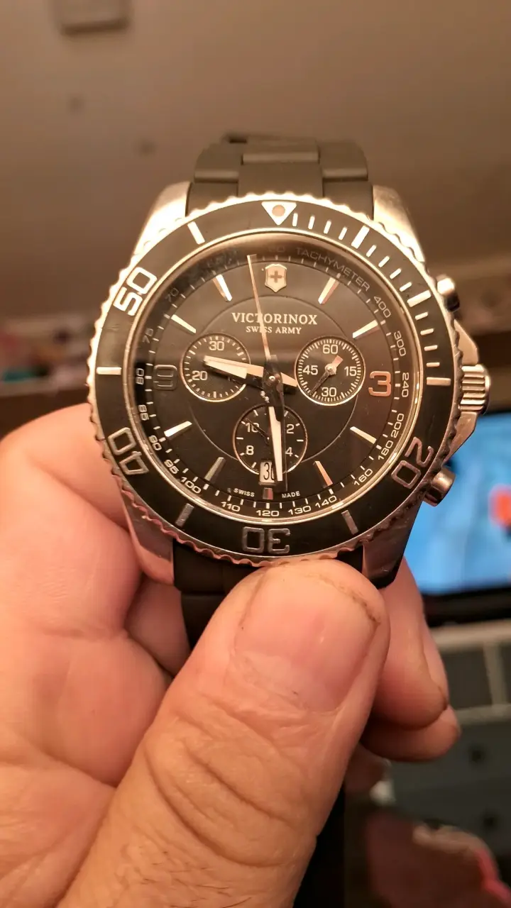 Reloj Victorinox Swiss Army Maverick Cronógrafo Negro - 1