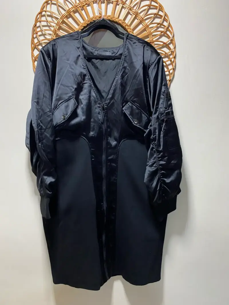 Chaqueta larga negra L.A.M. Anthony - 1