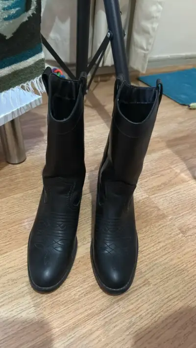 Botas vaqueras negras para mujer - miniatura 2
