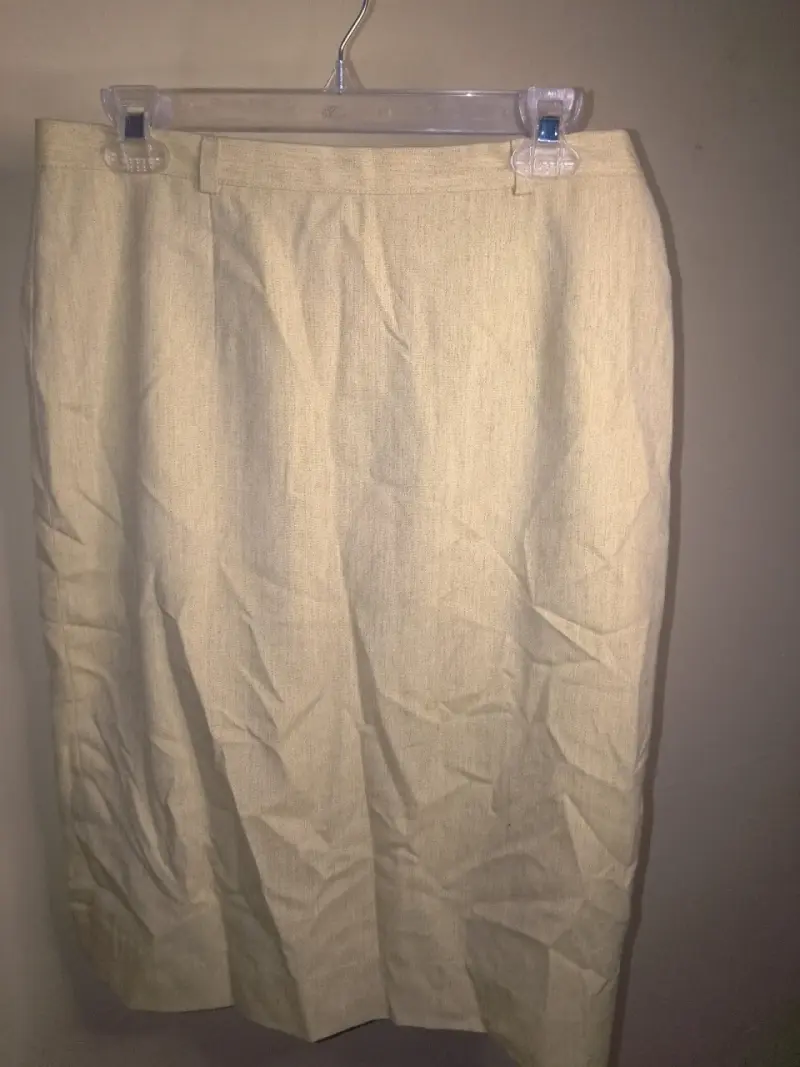 Falda beige de vestir para mujer - 1